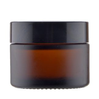 Rjav kozarec za kremo 120 ml + pokrovček
